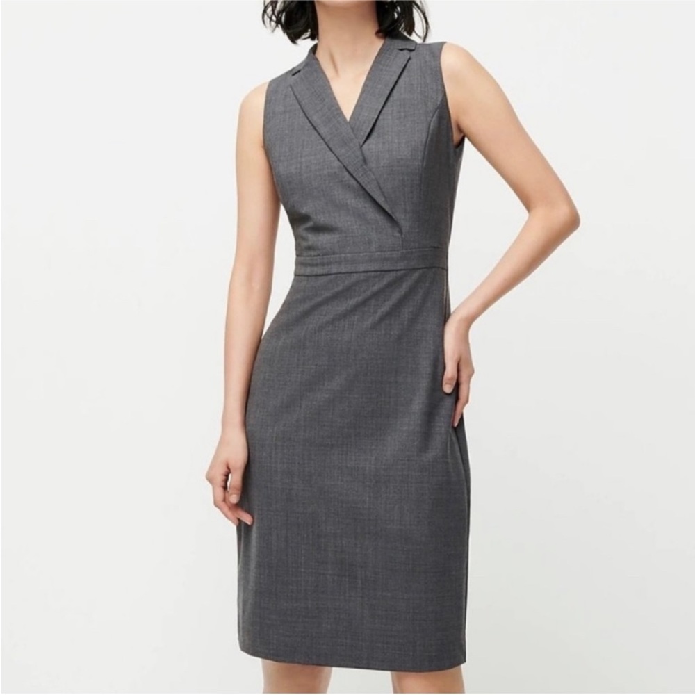 J Crew grey blazer dress size 6